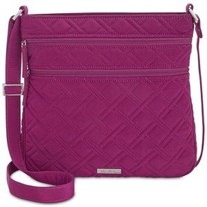 Vera Bradley Triple Zip Hipster Plum